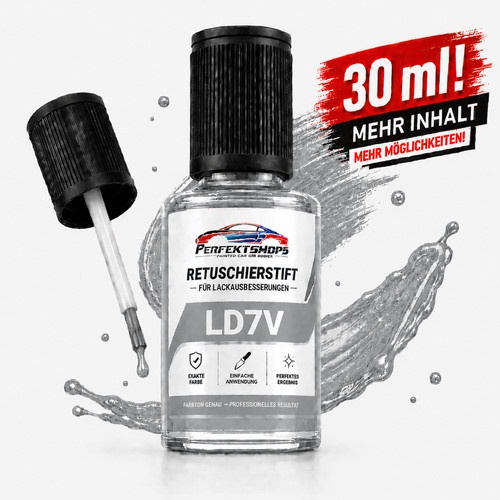 Lackstift ld7v silbergrau 30ml - silbergrau,