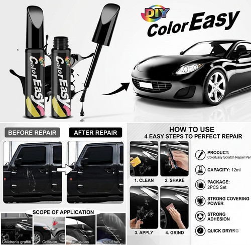 Auto lackstift schwarz - auto, 12ml